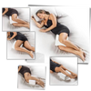 Almohada de espuma con memoria para las rodillas y las piernas de los que duermen de lado - Ozayti